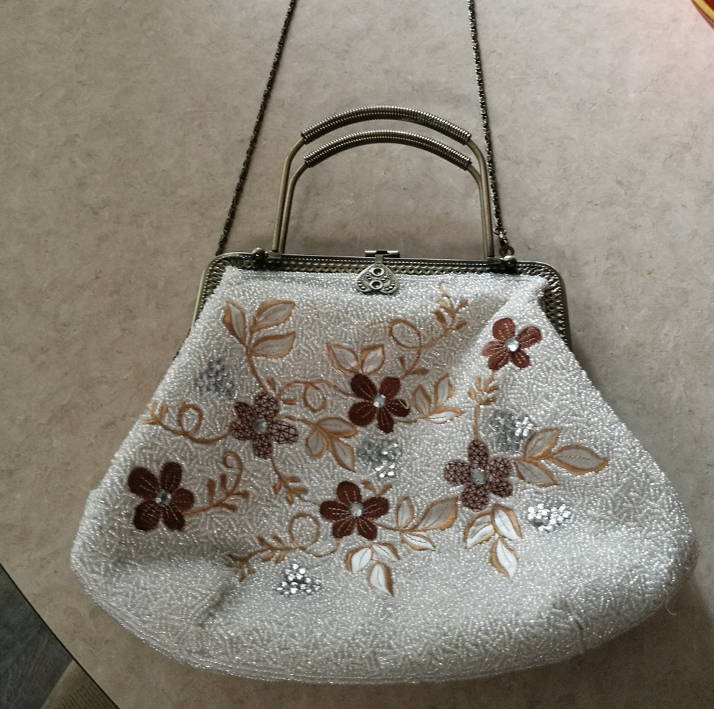 Vintage beaded handbag